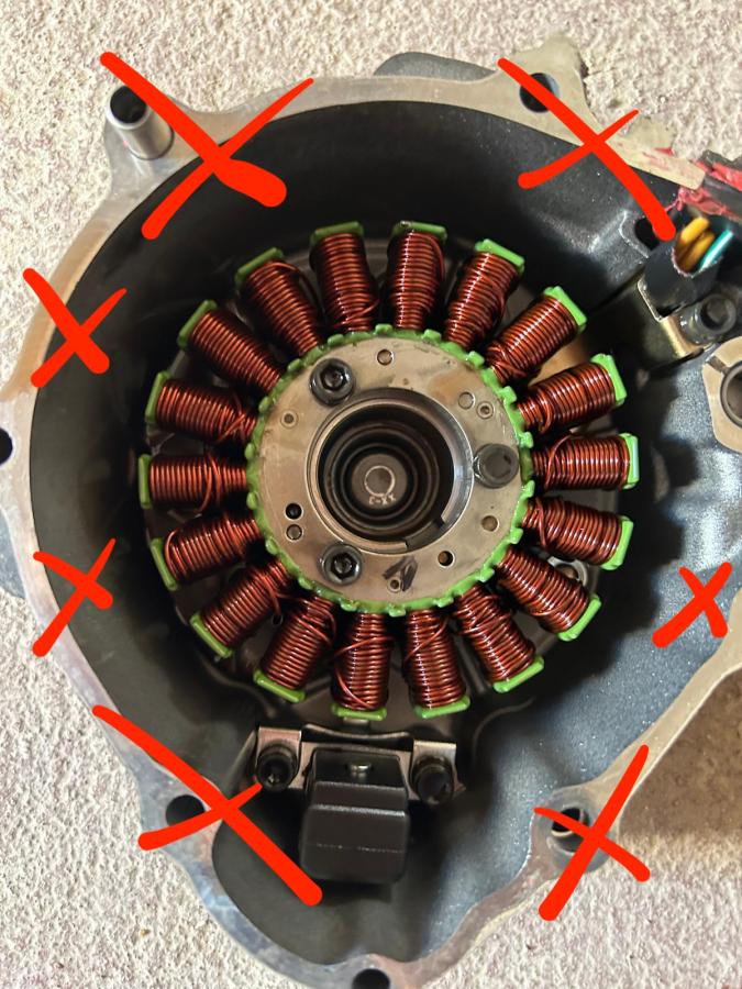 Estator alternador R 310 Zontes