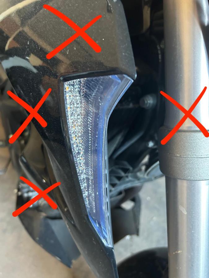 Intermitente derecho Zontes R310 R 310