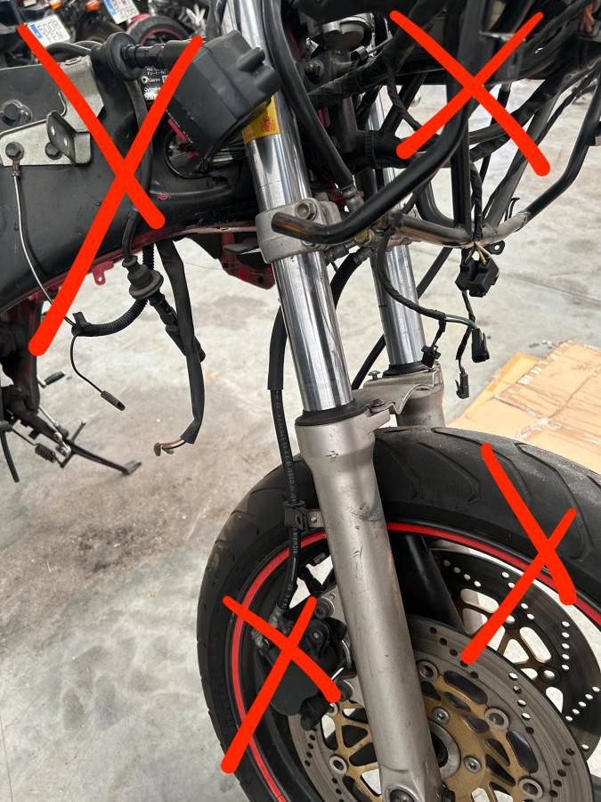 Barras horquilla Suzuki RF 600