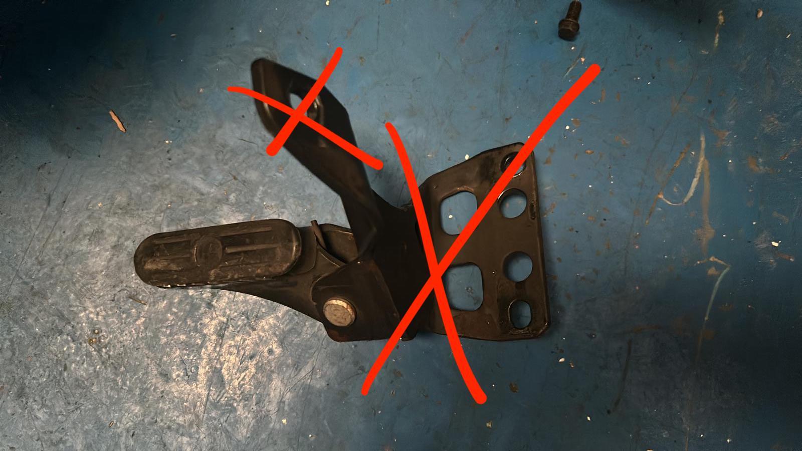 Reposapie delantero F 650 GS derecho