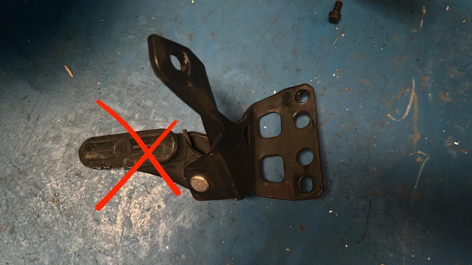 Soporte estribera F 650 GS derecho