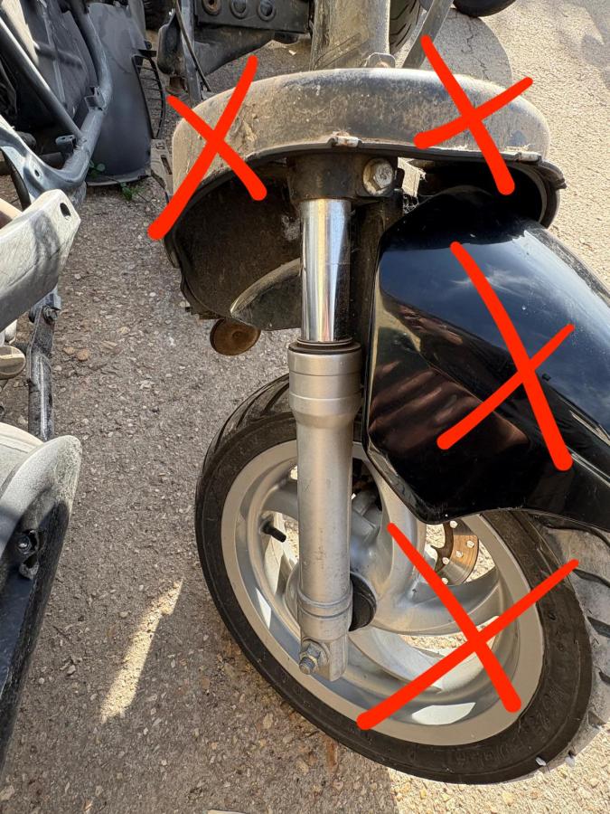 Barras horquilla Fly 125 Piaggio