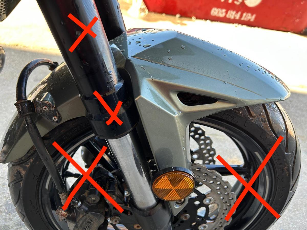 Guardabarros delantero Versys 650 2022-2025