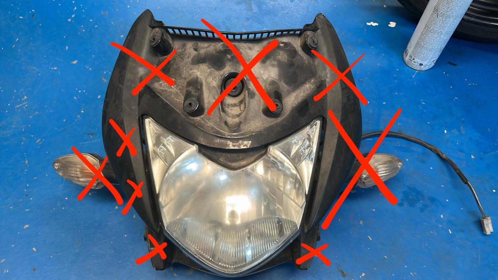 Faro CBF 125 2009-2013 delantero