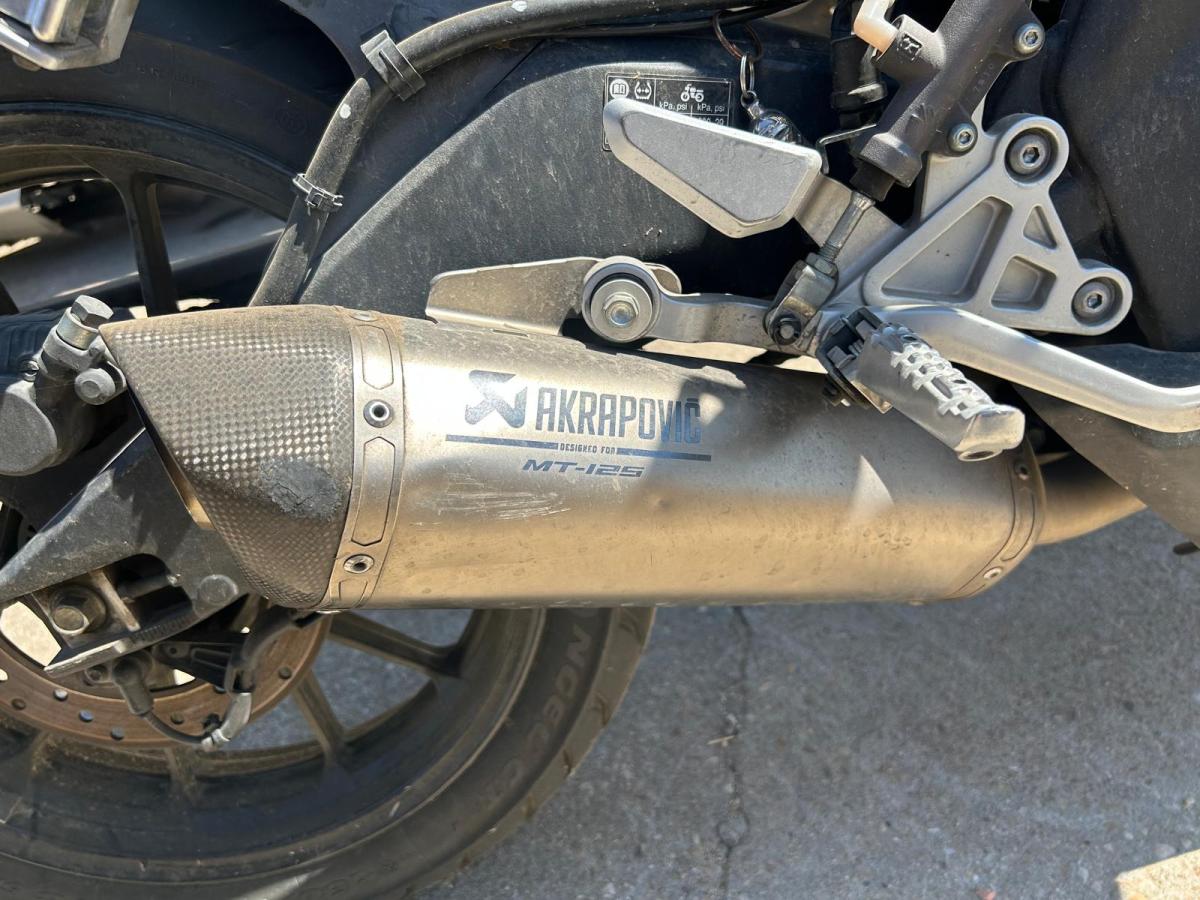 Akrapovic MT 125 roce YZF R125 linea completa