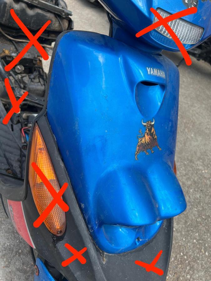 Frontal sin faro BWS 50
