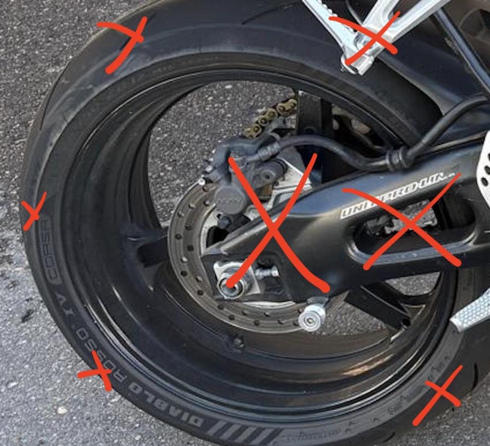 Llanta trasera CBR 1000 RR 2006-2007
