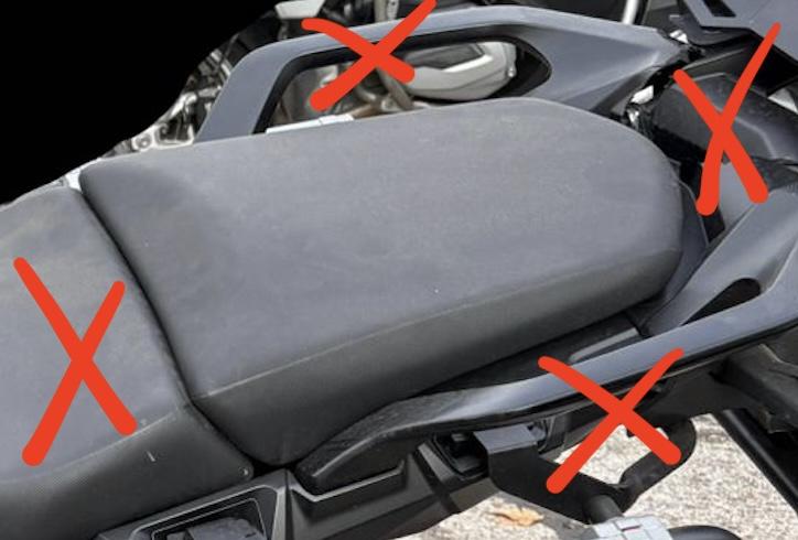 Asiento trasero Africa Twin 1000 CRF 2016-2017 Honda