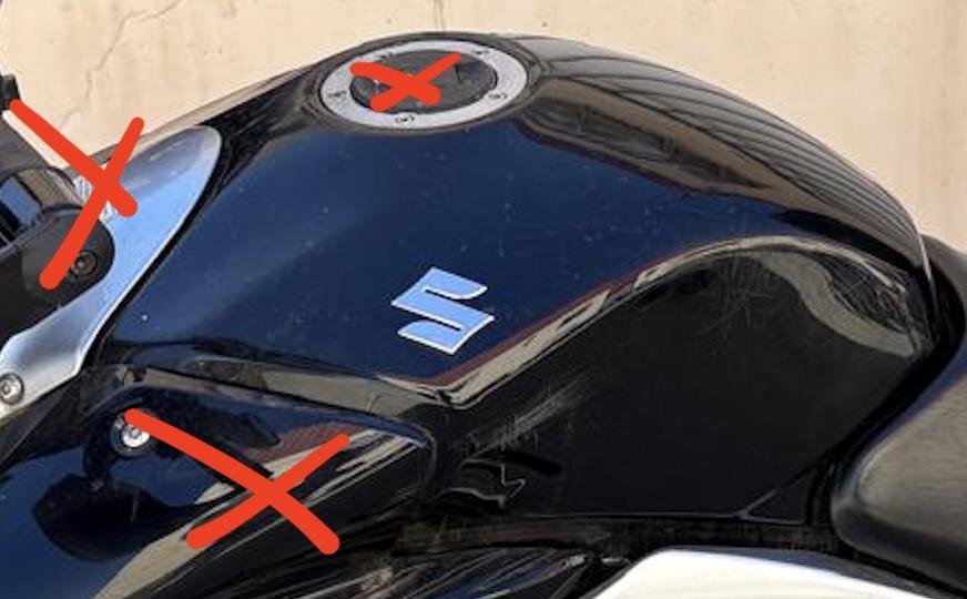 Deposito tanque Inazuma 250 Suzuki combustible gasolina