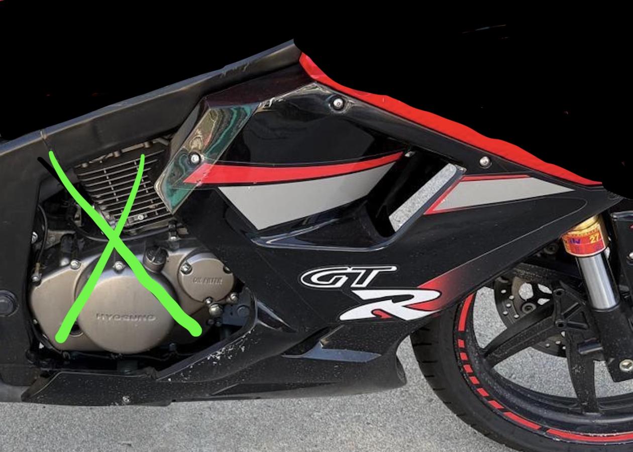 Carenado derecho Comet GTR 125 250 MotoRecuperados
