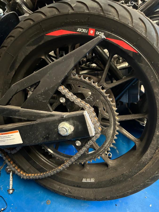 Llanta trasera Tuono 125 SIN DISCO