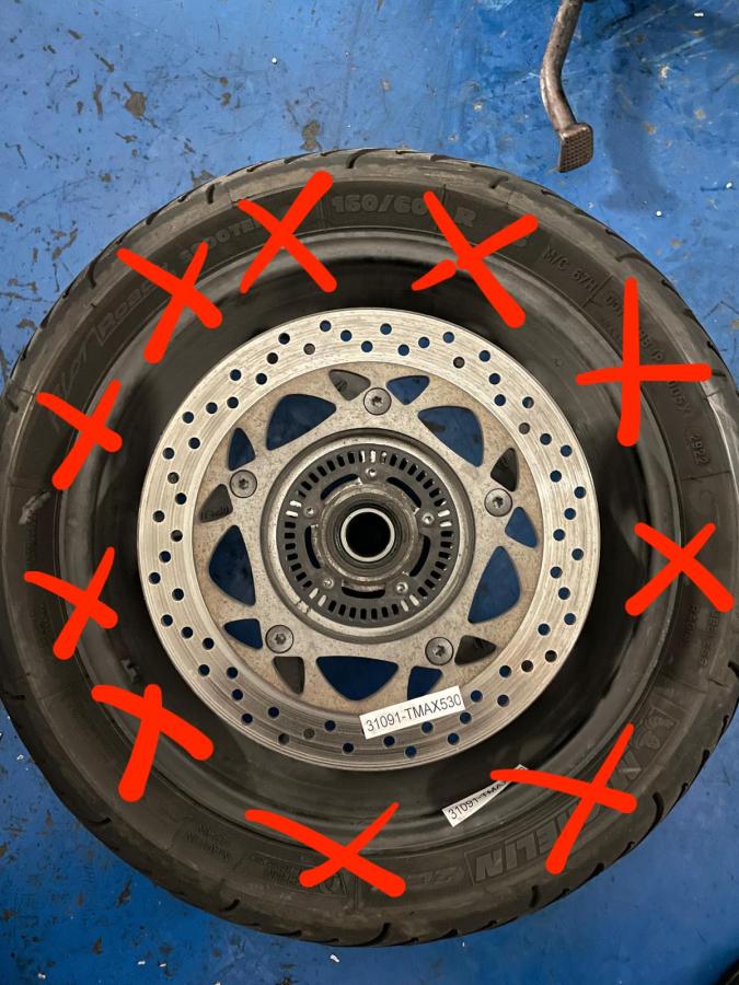 Disco trasero Tmax 530 560 2017-2021