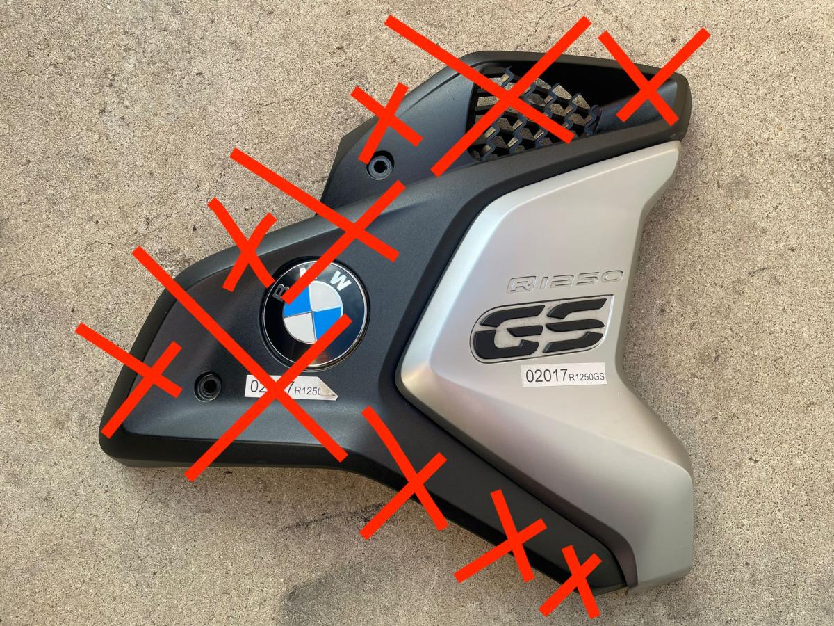 Embellecedor derecho R 1250 GS 2018
