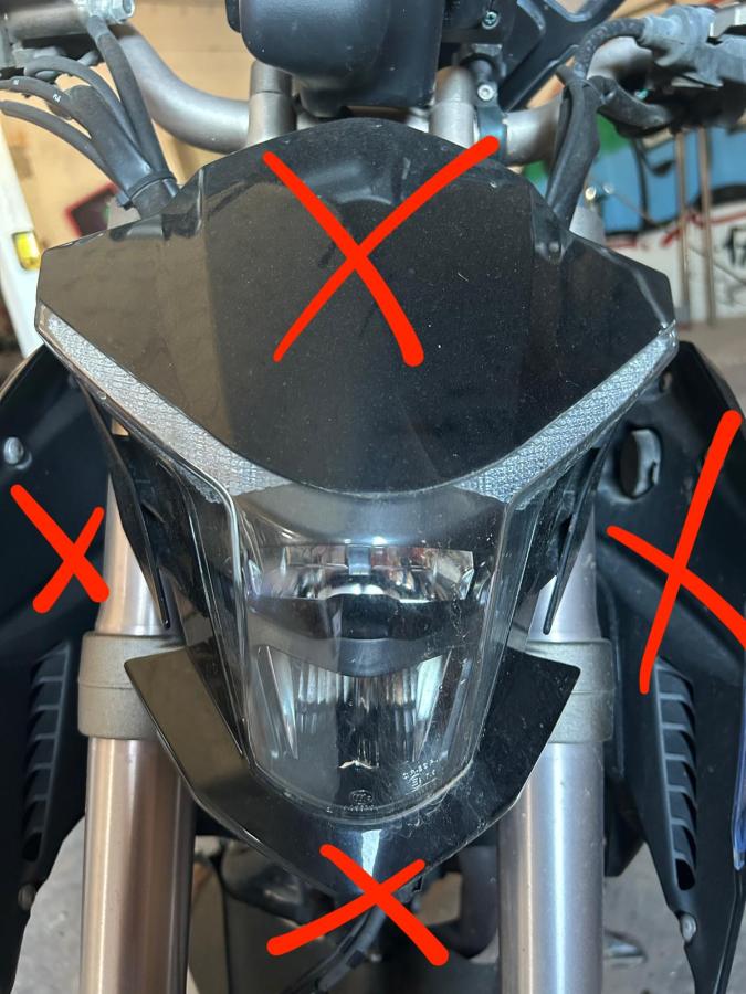 Faro Zontes R 310 delantero MotoRecuperados