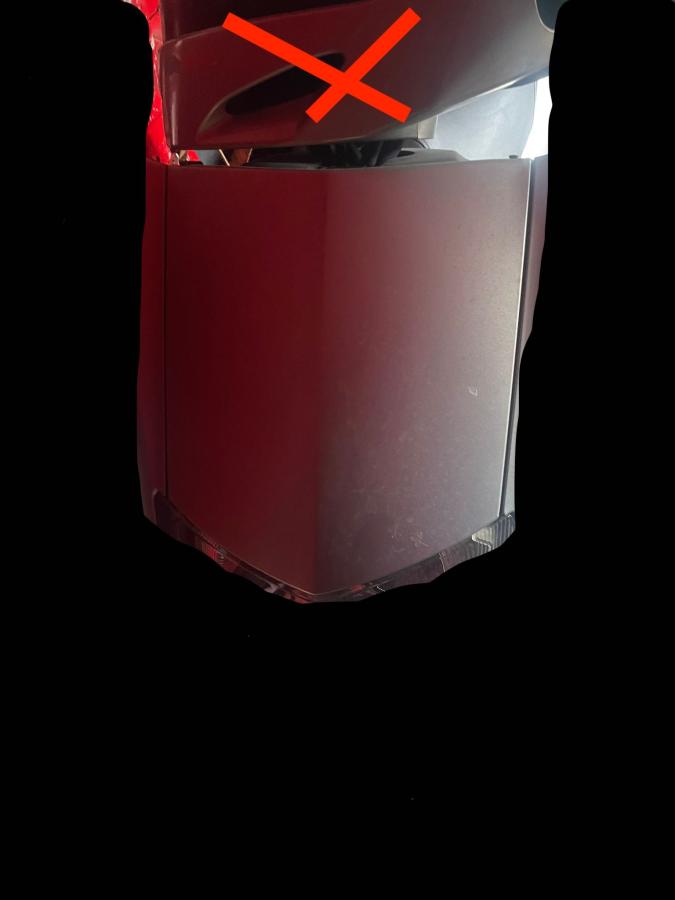 Frontal sobre faro Foresight 125