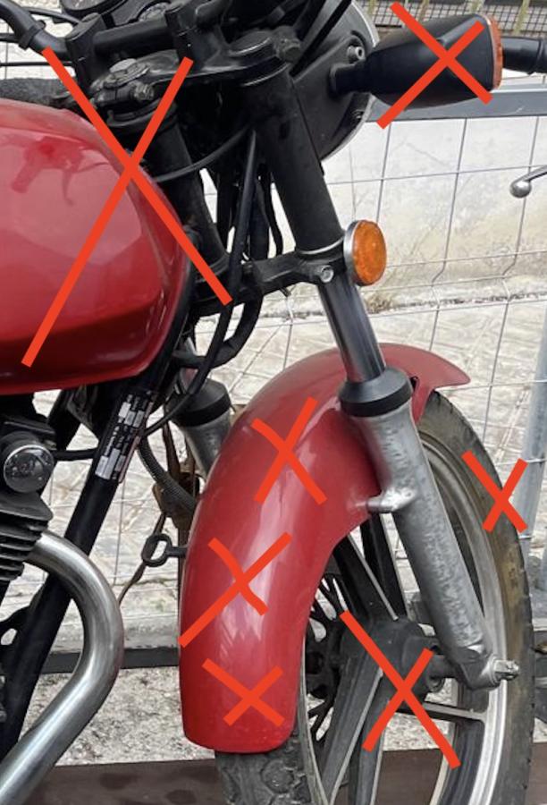 Barras horquilla GSX 450