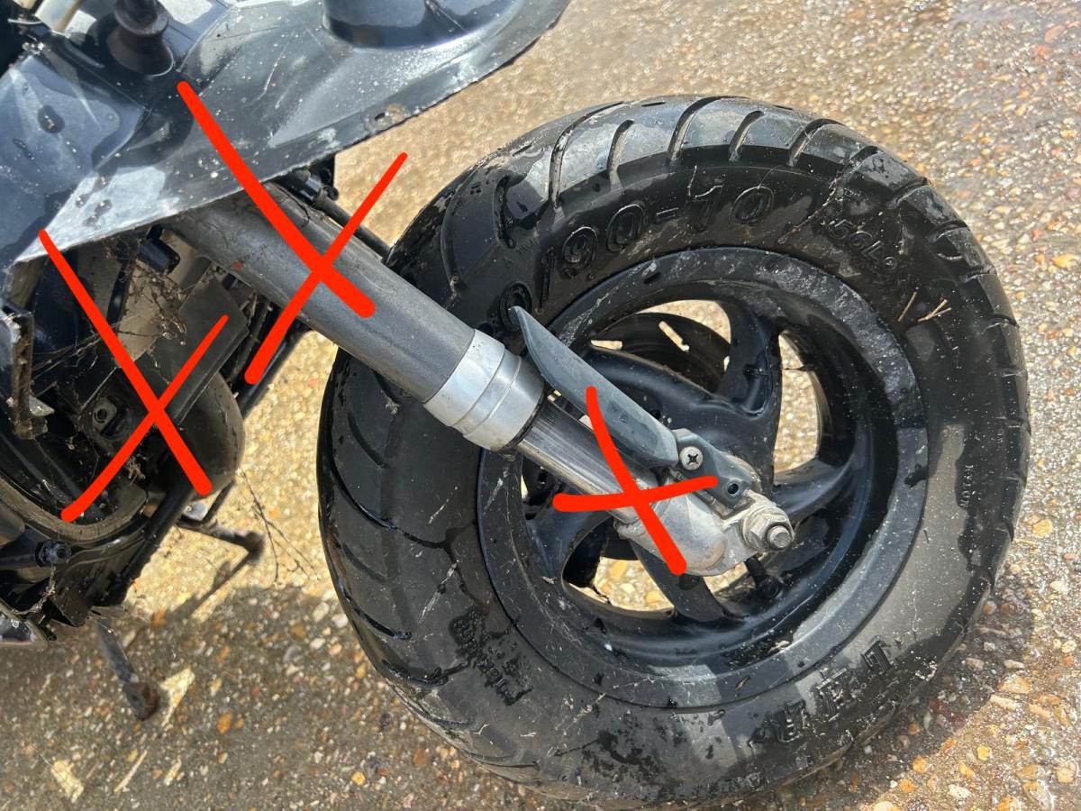 Llanta delantera Stalker Gilera