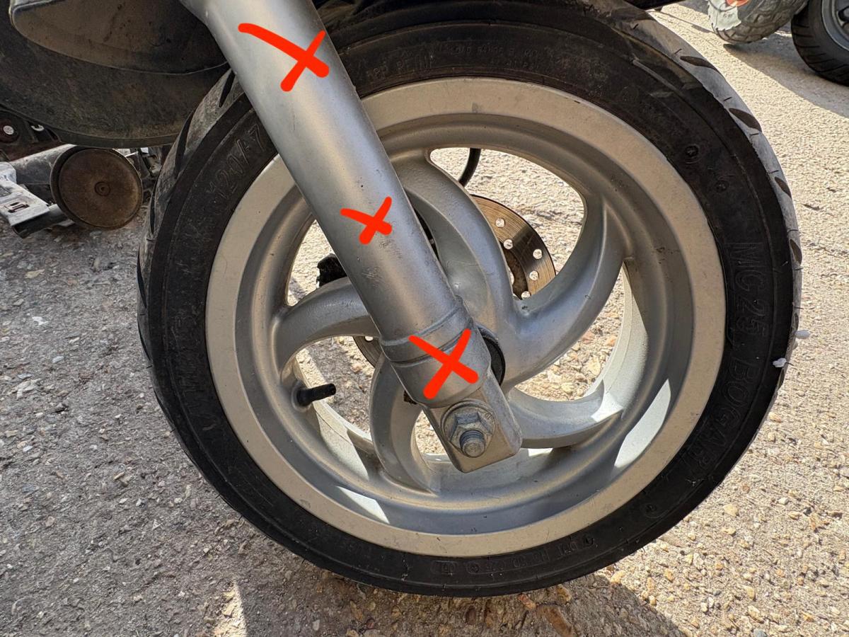 Llanta delantera Piaggio Fly 125 CON DISCO