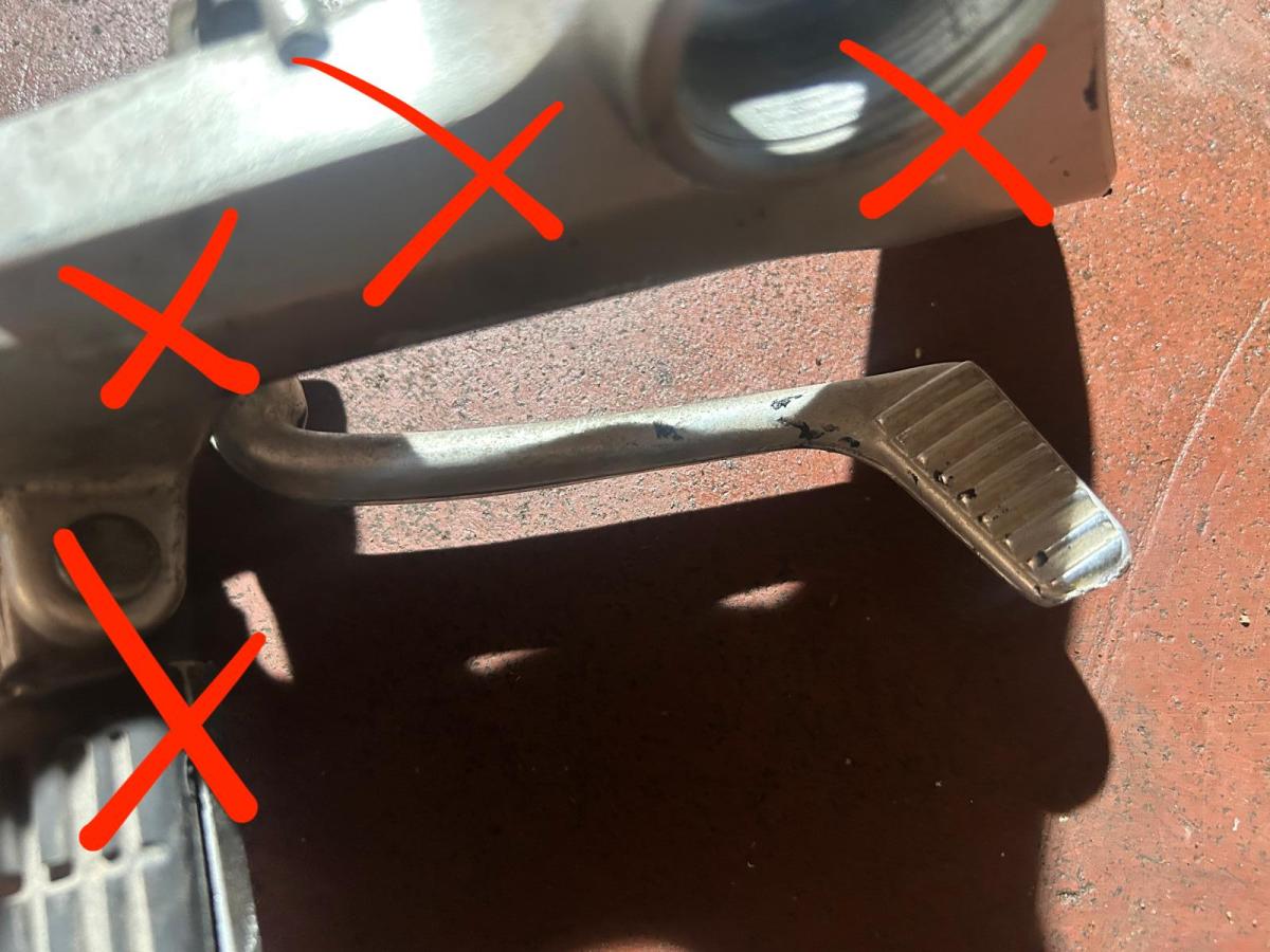Pedal freno VFR 800 1998-2002 palanca