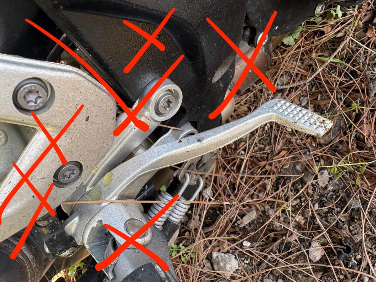 Pedal de freno S 1000 XR 2017 palanca
