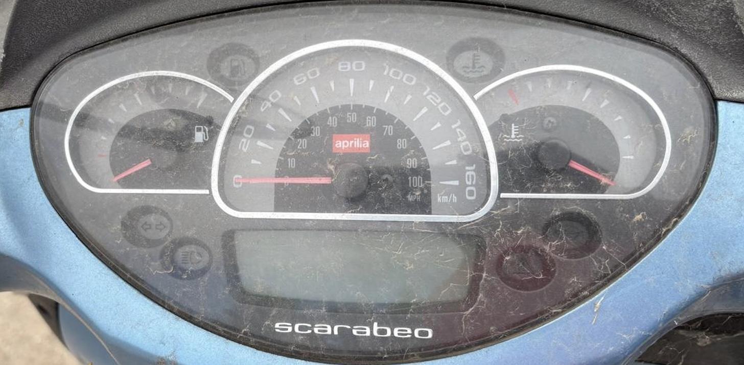 Velocimetro Scarabeo 125 Aprilia tacometro